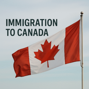 Federal Skilled Worker Program Canada – Canadian Flag Immigration Theme