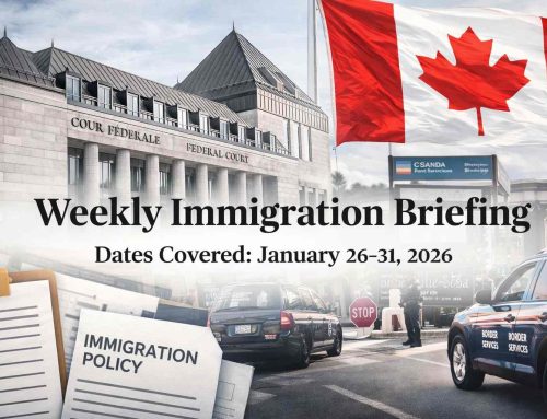 Canada Immigration Weekly Update – January 26–31, 2026