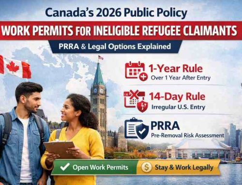 Canada Immigration – New Public Policy for Ineligible Refugee Claimants in Canada