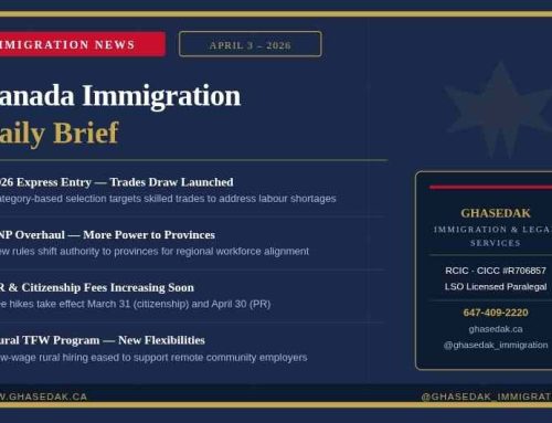 Canada Immigration Daily Update – April 03, 2026