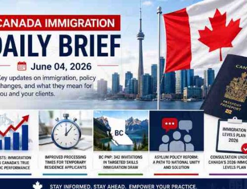 Canada Immigration Daily Update – June 04, 2026 | BC PNP Draw, Faster Processing Times & 2026 Immigration Plan Updates