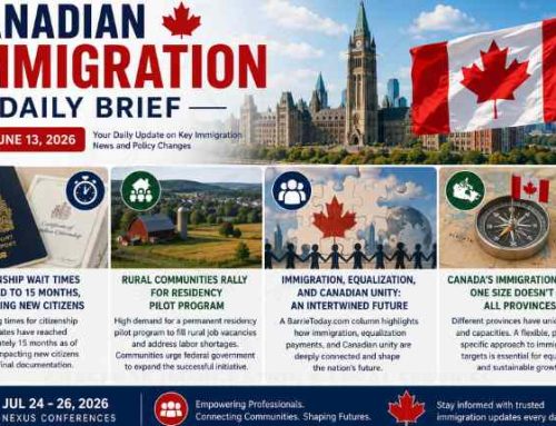 Canada Immigration Daily Update – June 13, 2026 | Citizenship Wait Times, Rural PR Pilot Demand & Labour Shortages